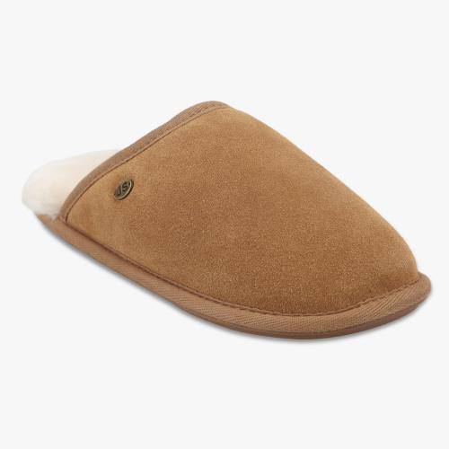 Ladies Shaftsbury Sheepskin Slippers Chestnut Extra Image 2